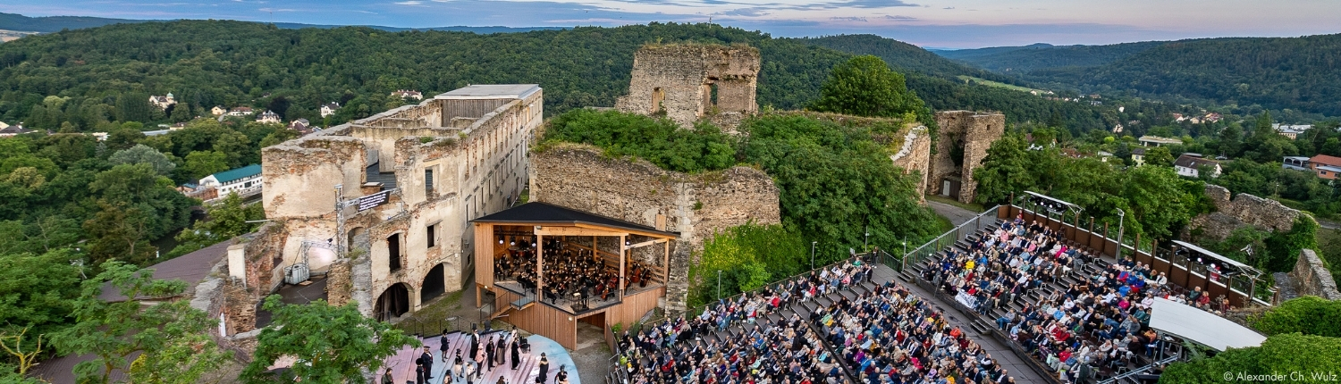 Übersichtsaufnahme der Burg Gars